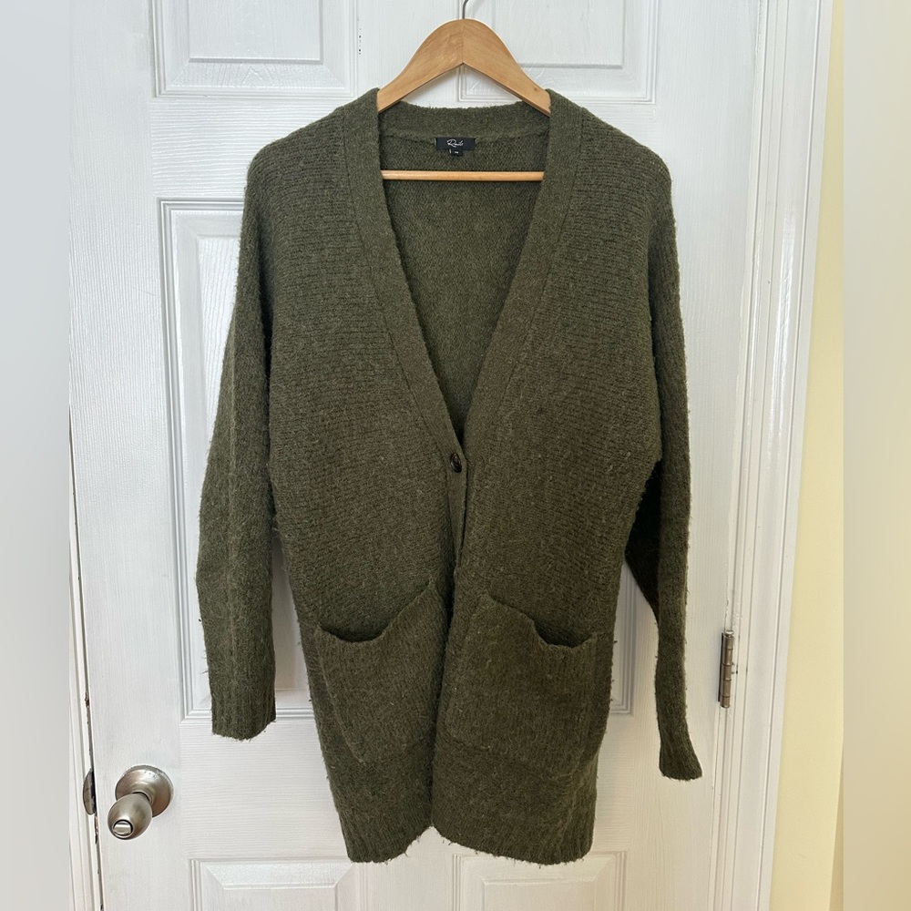 Rails Olive Green Wool Blend Women's Sweater